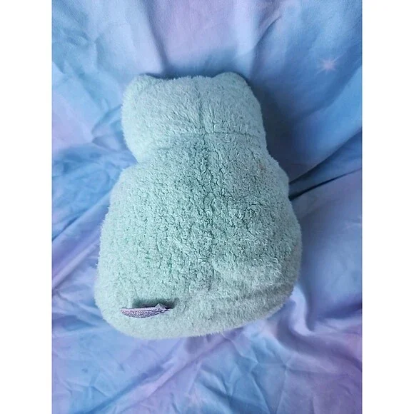 VGUC-VINTAGE-12” 1999 TY Frog Rattle Plush Stuffed Pillow Pal Baby Pastel - Picture 5 of 7